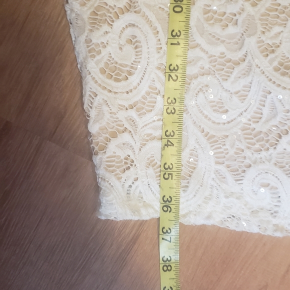 White Lace Dress - Picture 3 of 6